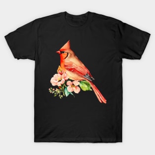 Watercolor Northern Cardinal T-Shirt